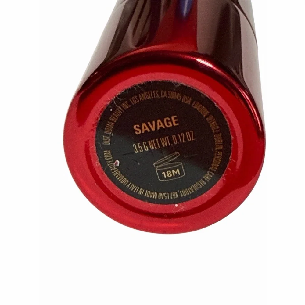 UOMA Beauty Black Magic Hypnotic Impact High-Shine Lipstick in SAVAGE (Red Gold)